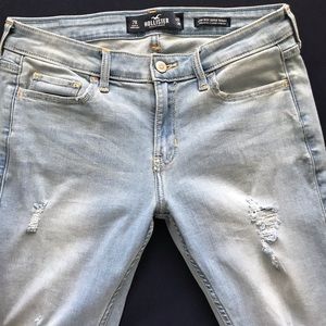 Hollister Low Rise Distressed Skinny Jeans